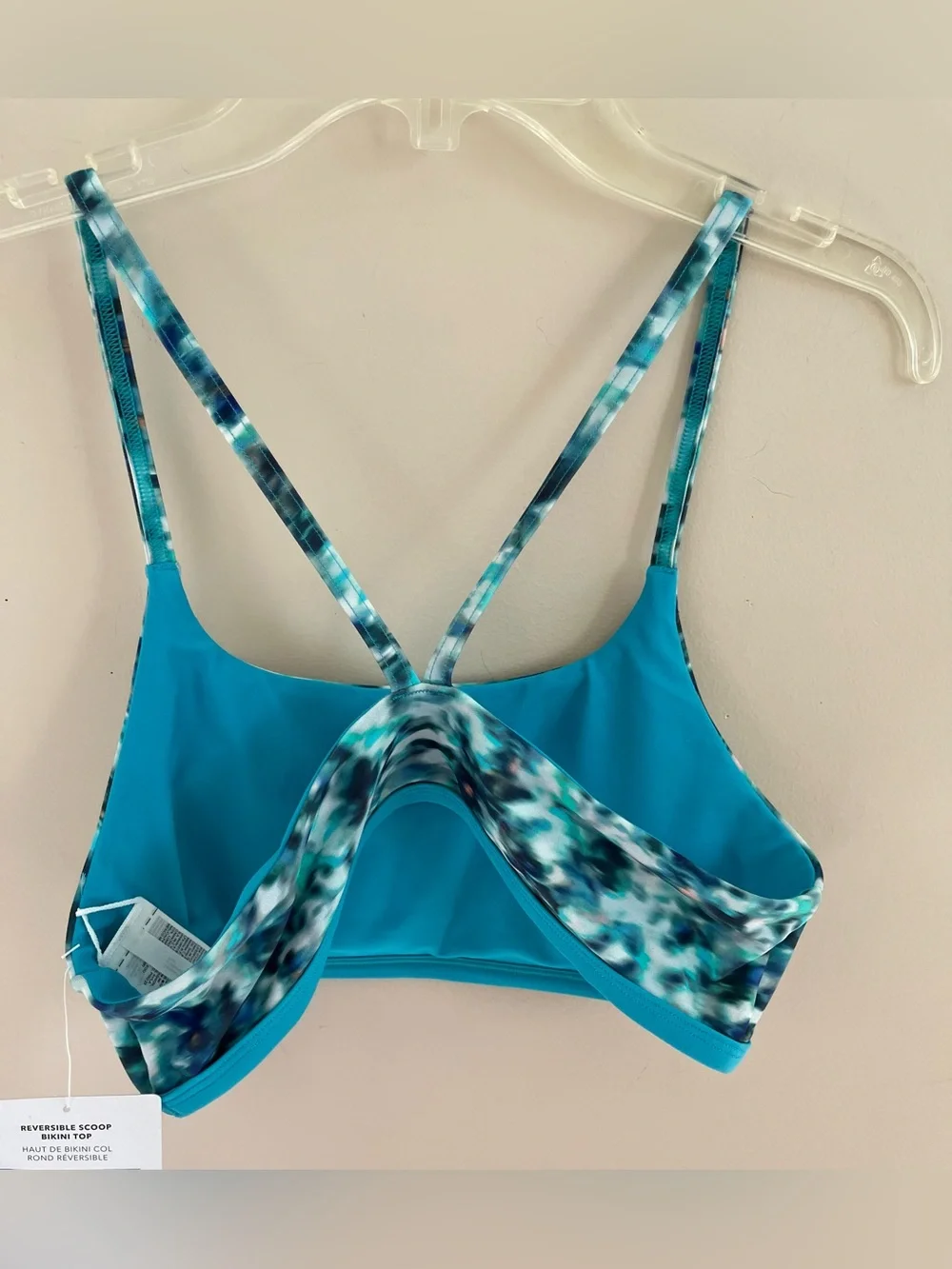 NWT-Athleta GIRL Reversible Scoop Bikini Top, XXL/16